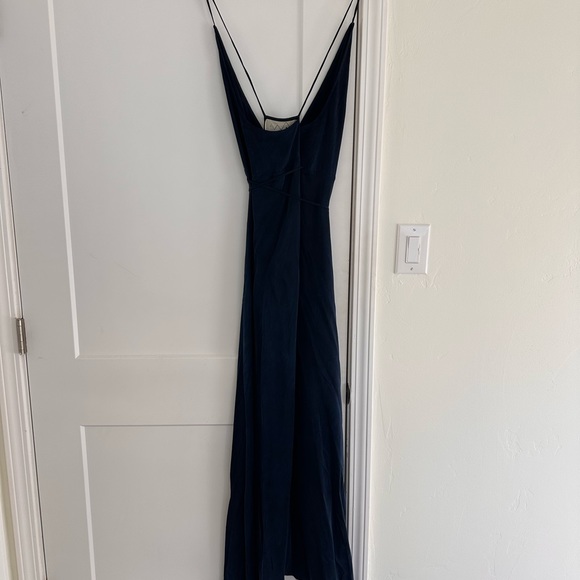 Awaveawake Wrap String Dress in Indigo - Picture 5 of 7
